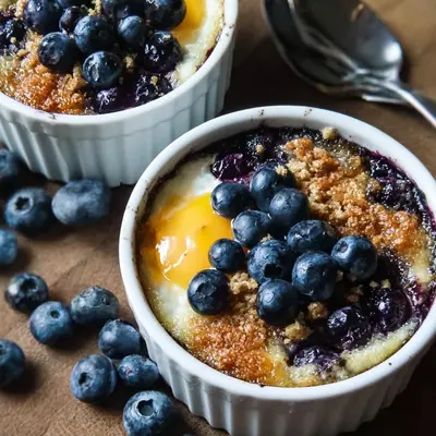 Baked Blueberry Cottage Cheese: High Protein Breakfast