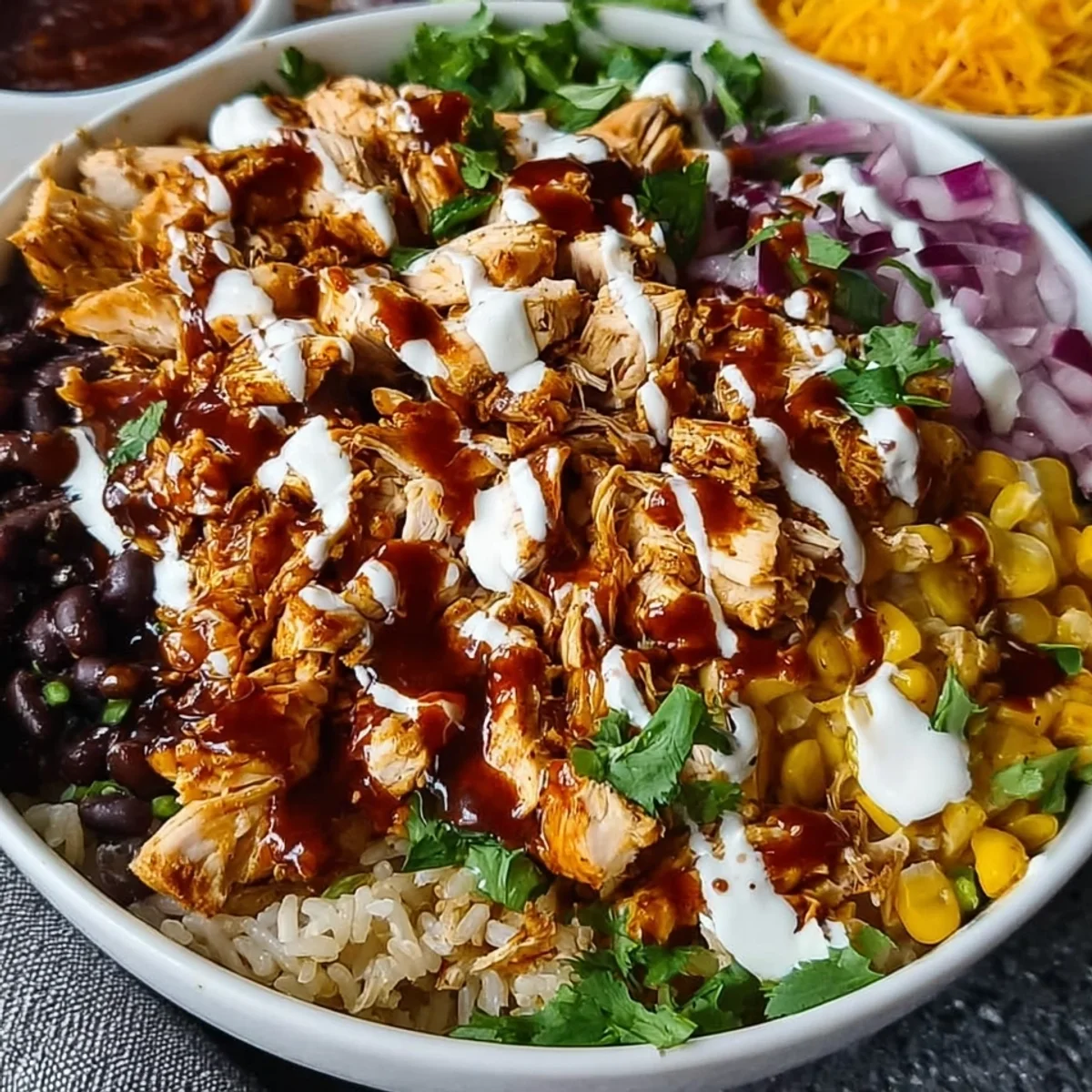 BBQ Ranch Chicken Bowl: Macro-Friendly, 42g Protein