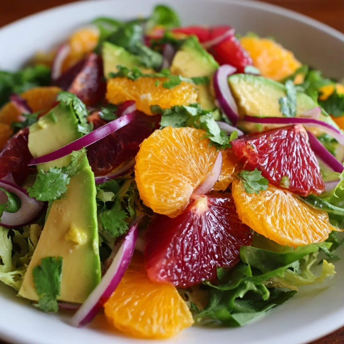 Blood Orange Avocado Salad with Citrus Vinaigrette