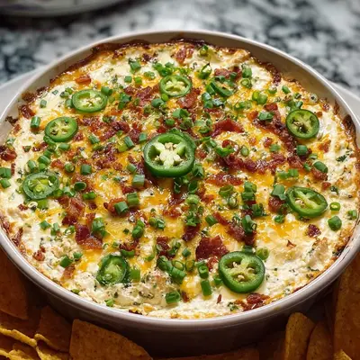 Cottage Cheese Jalapeño Popper Dip: High-Protein