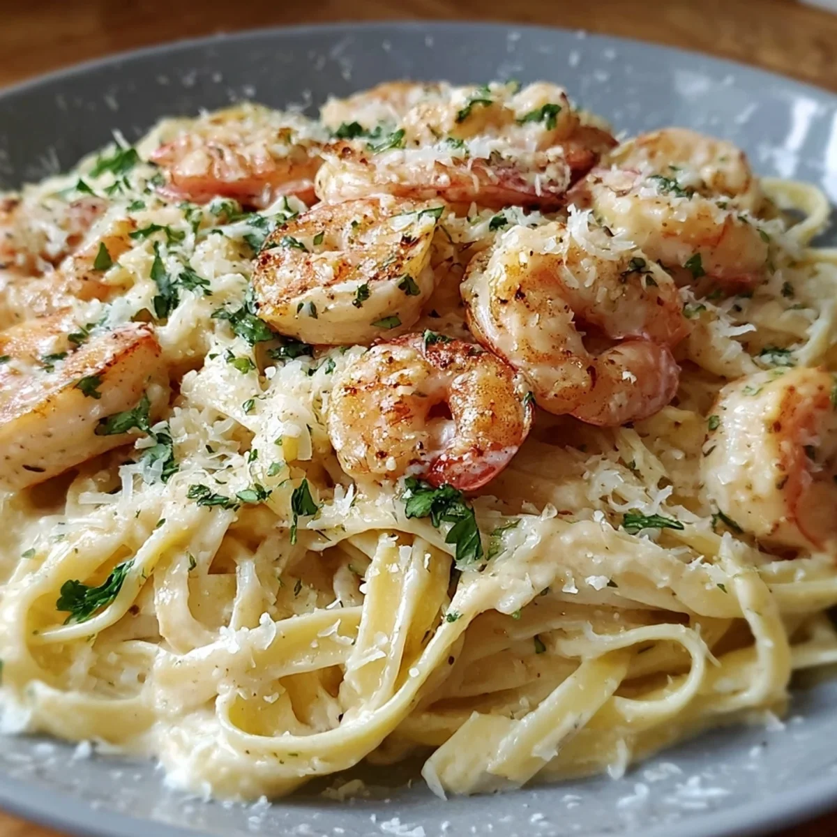 Creamy Garlic Shrimp Pasta: Easy Meal Prep Delight