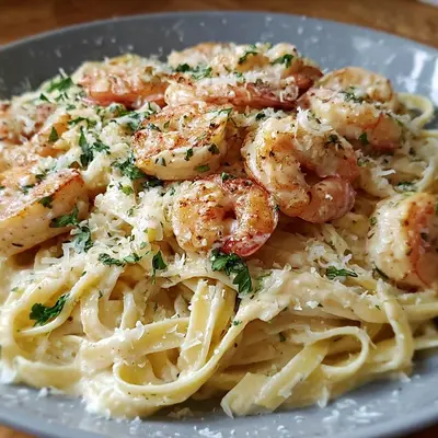 Creamy Garlic Shrimp Pasta: Easy Meal Prep Delight