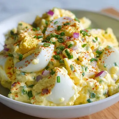 Creamy Keto Deviled Egg Salad | High Protein Meal Prep