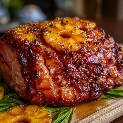 Easter Honey Baked Turkey Ham with Glaze