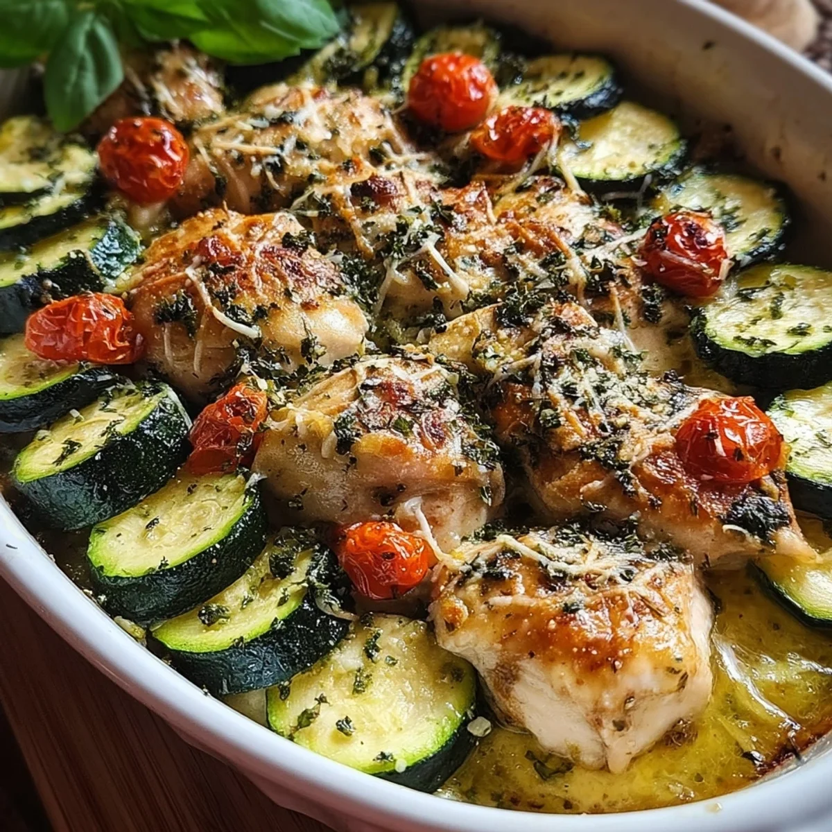 Easy Chicken Zucchini Bake: Healthy Dinner Recipe