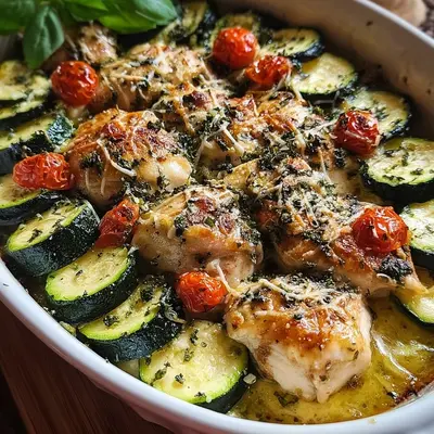 Easy Chicken Zucchini Bake: Healthy Dinner Recipe