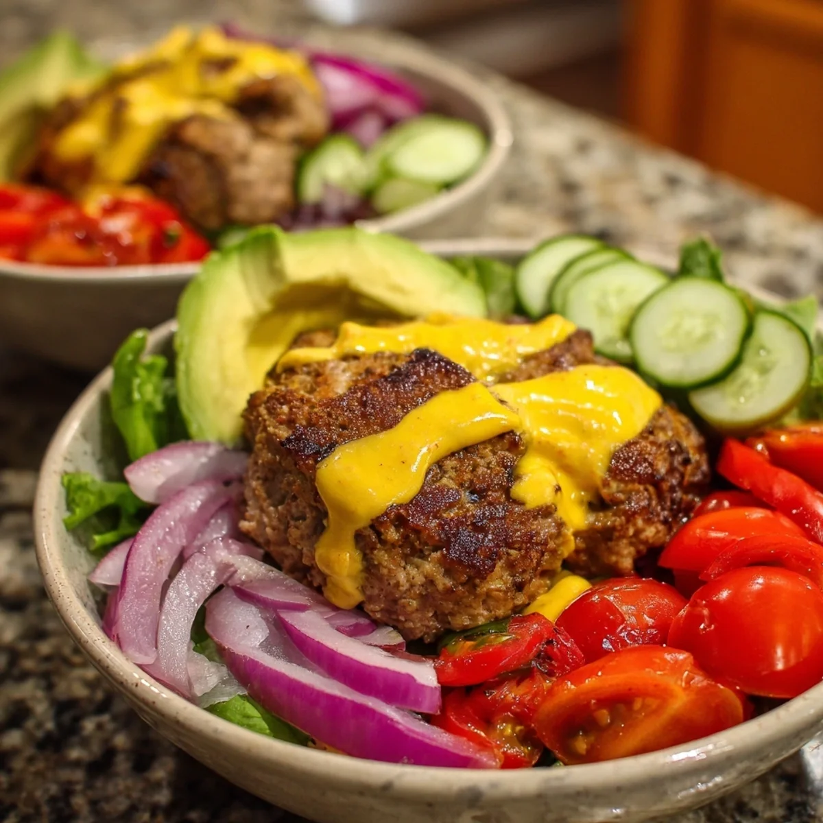 Easy Healthy Burger Bowls for Dinner
