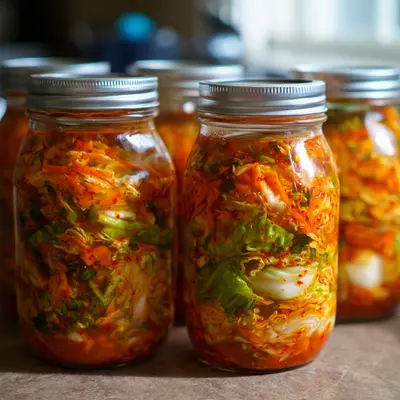 Easy Korean Fermented Cabbage Kimchi for Beginners