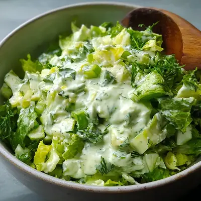 Fresh & Creamy Green Goddess Salad