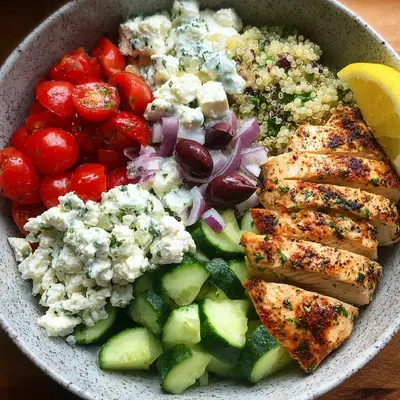 Greek Chicken Bowls: Easy Mediterranean Meal Prep