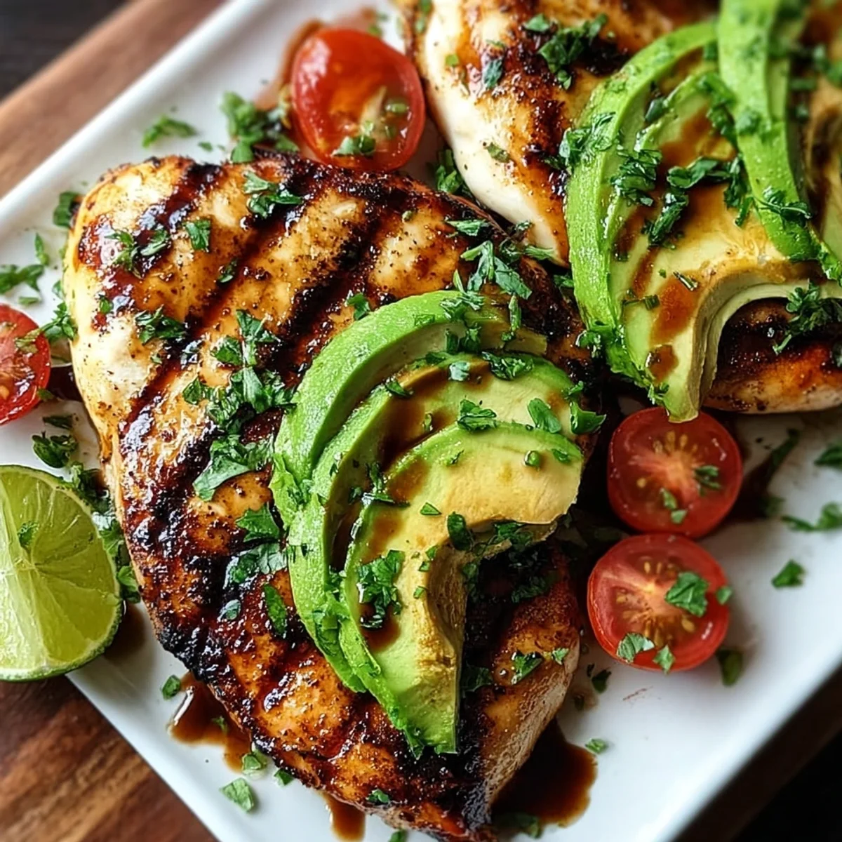 Grilled California Avocado Chicken for Healthy Dinners