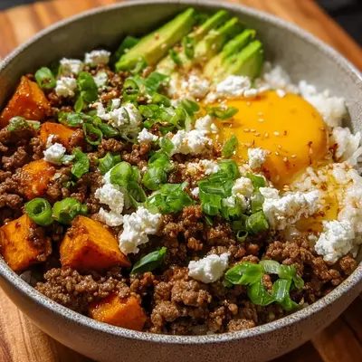 Ground Beef Hot Honey Bowl: Savory, Protein-Packed & Easy