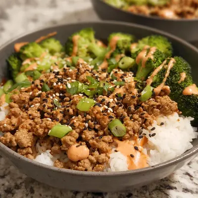 Ground Turkey Rice Bowls: Quick & Easy Meal Prep