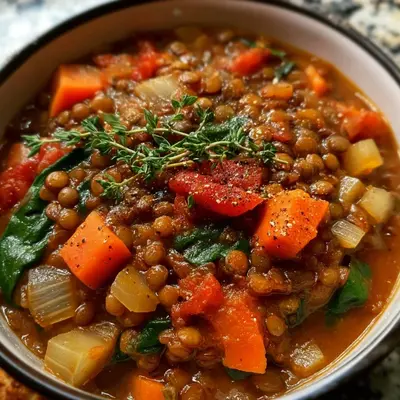 Hearty Lentil Stew: Protein-Packed Comfort Meal