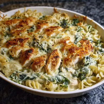 High Protein Alfredo Bake: Creamy Comfort Food
