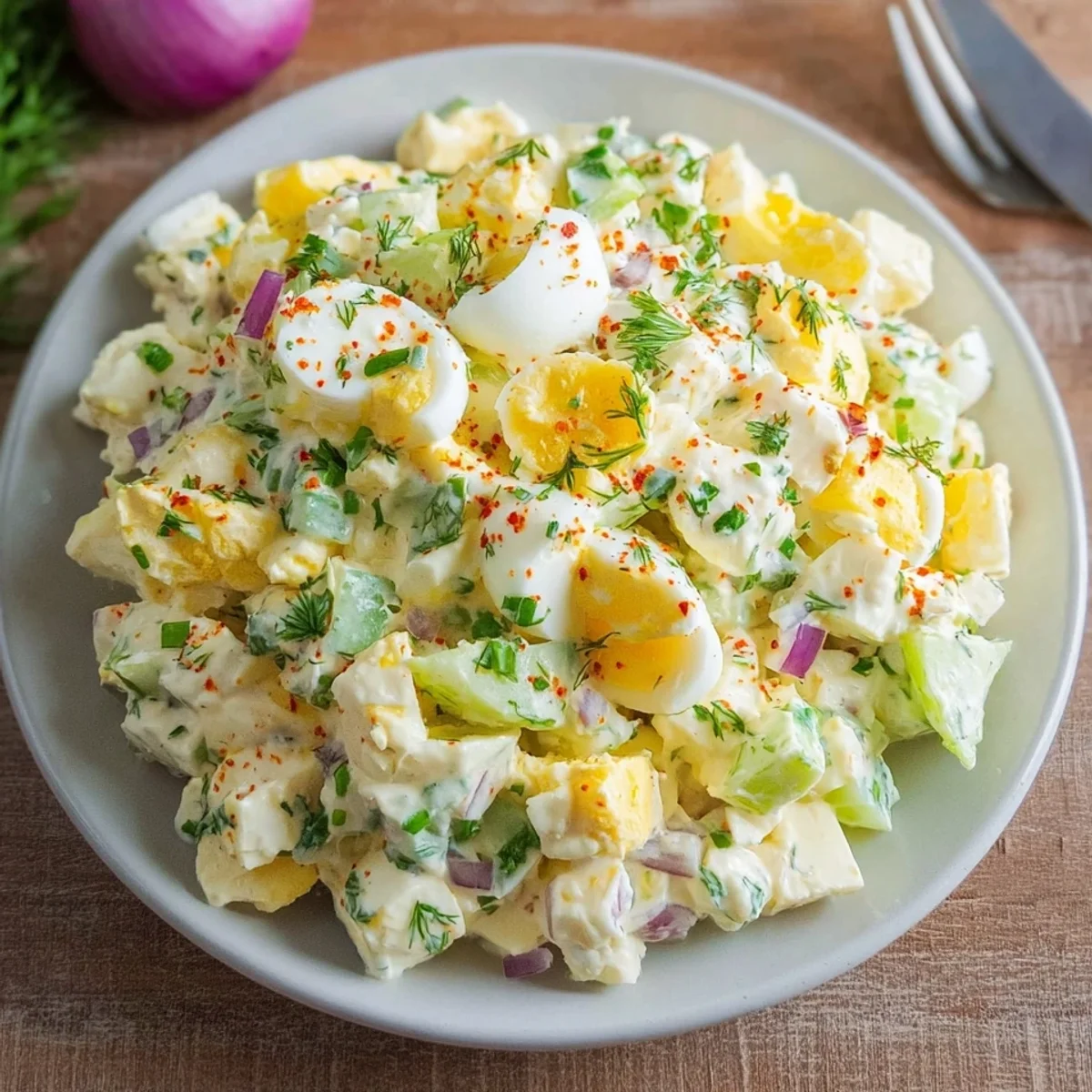 High Protein Cottage Cheese Egg Salad (24g Protein)