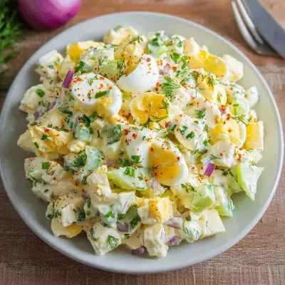High Protein Cottage Cheese Egg Salad (24g Protein)