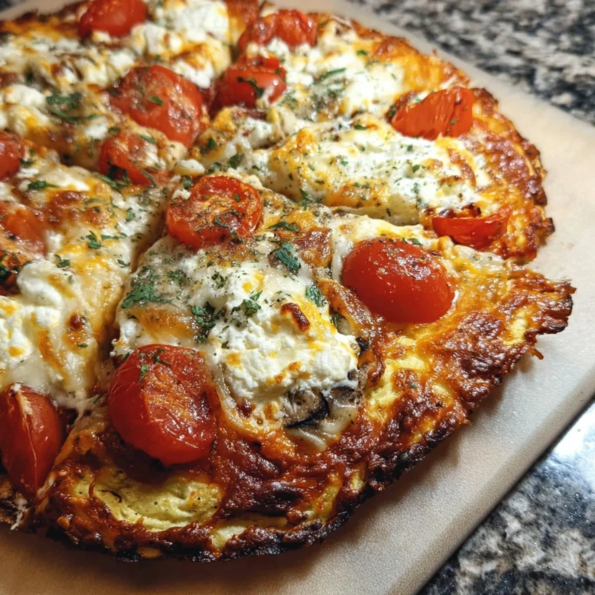 High Protein Cottage Cheese Flatbread Pizza Recipe