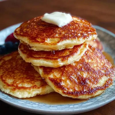 High Protein Fluffy Cottage Cheese Pancakes