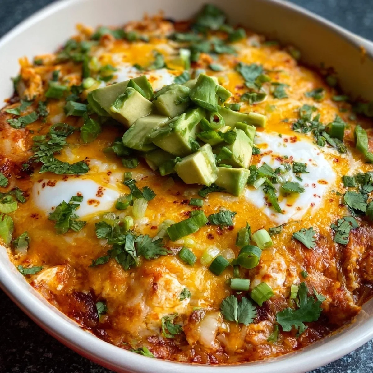 High Protein Low-Carb Cottage Cheese Enchilada Bowl