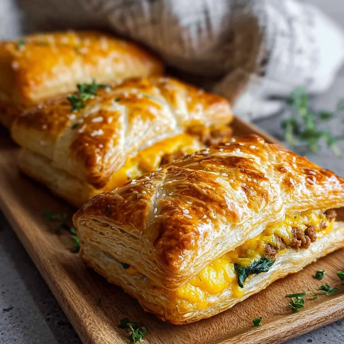 High Protein Savory Breakfast Pop-Tarts for Meal Prep
