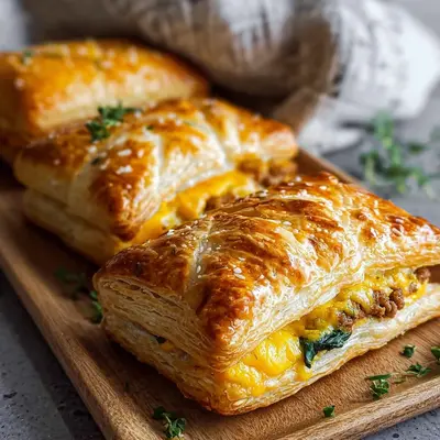 High Protein Savory Breakfast Pop-Tarts for Meal Prep
