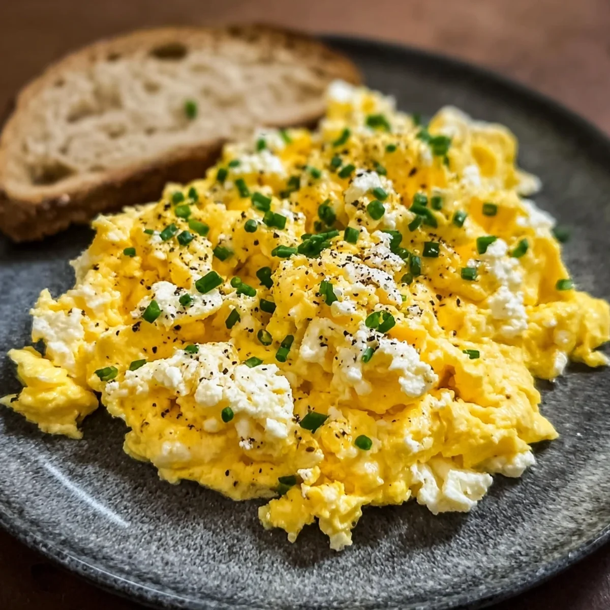 High Protein Scrambled Eggs with Cottage Cheese