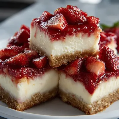 Keto Strawberry Cheesecake Bars: Easy Low Carb Dessert