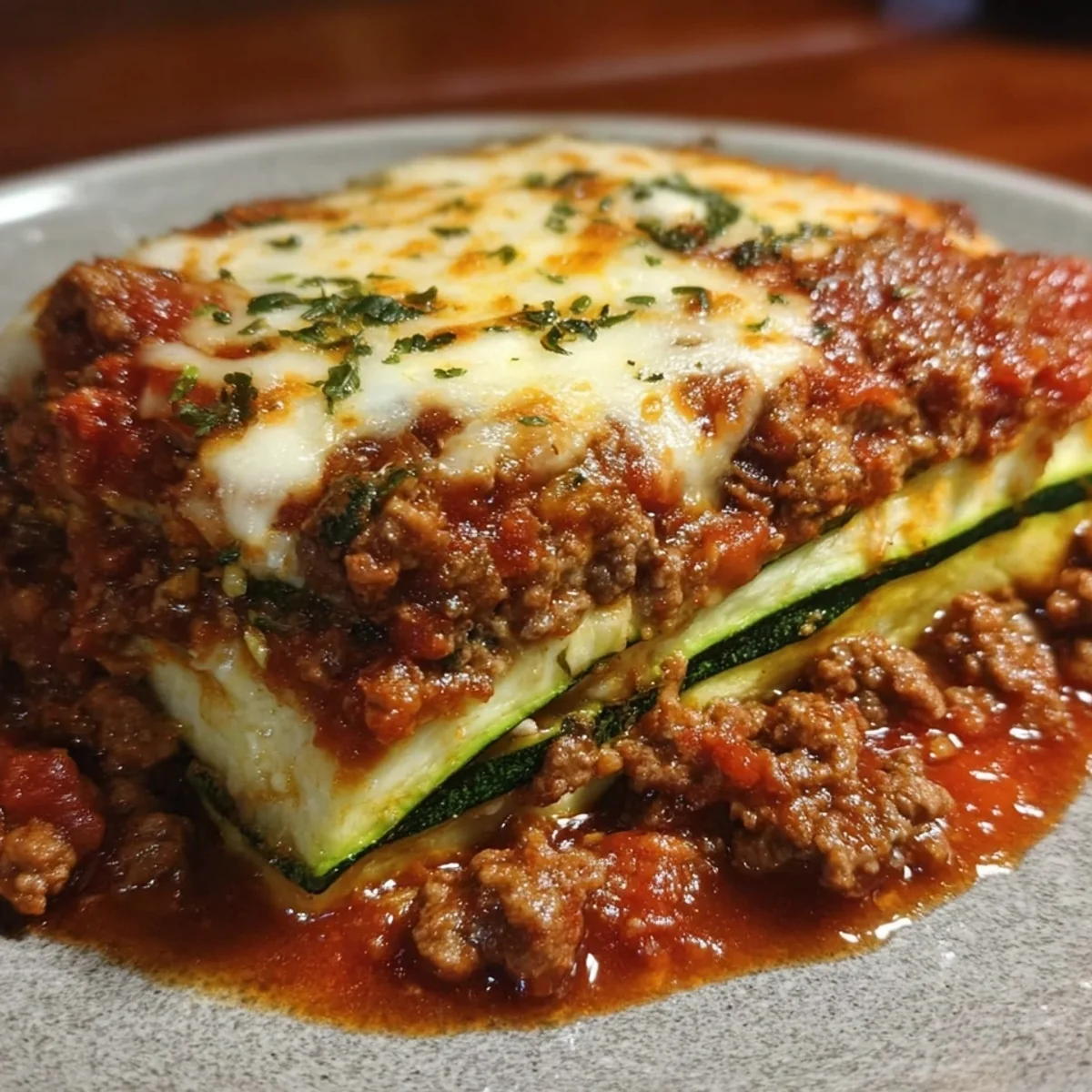 Keto Zucchini Lasagna: High Protein Healthy Dinner