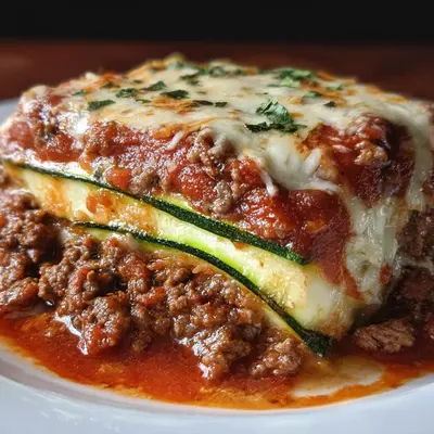 Keto Zucchini Lasagna: Low Carb & Meal Prep
