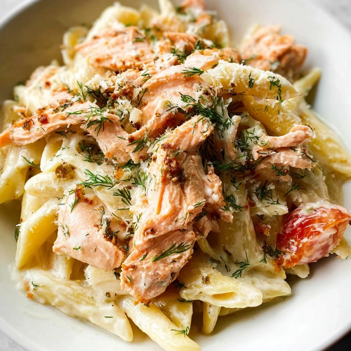 Lemon Dill Salmon Pasta: Fresh & Flavorful Dinner