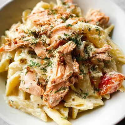 Lemon Dill Salmon Pasta: Fresh & Flavorful Dinner