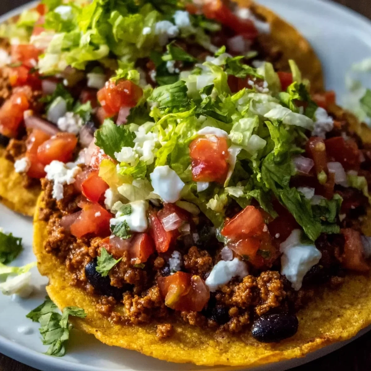 Low Calorie Tostadas: Quick, High Protein Dinner