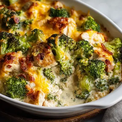 Low Carb Chicken Broccoli Casserole (Keto Dinner)