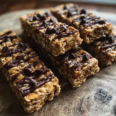 No-Bake Banana Peanut Butter Oatmeal Bars