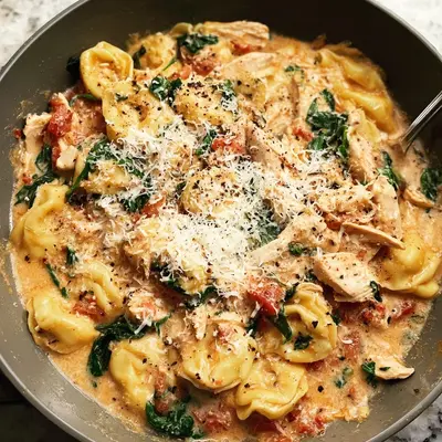 One-Pan Chicken Tortellini: Quick & Easy Dinner