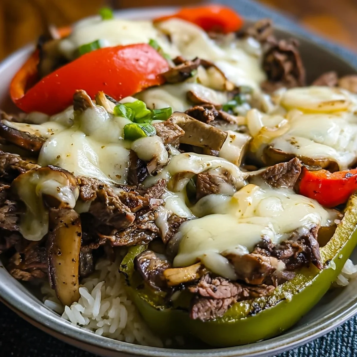 Philly Cheesesteak Bowls: High Protein, Low Carb Meal Prep