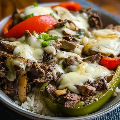 Philly Cheesesteak Bowls: High Protein, Low Carb Meal Prep