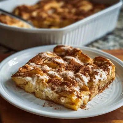 Protein Apple Cinnamon Cottage Cheese Bake