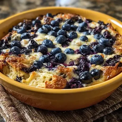 Protein Blueberry Cottage Cheese Breakfast Bake