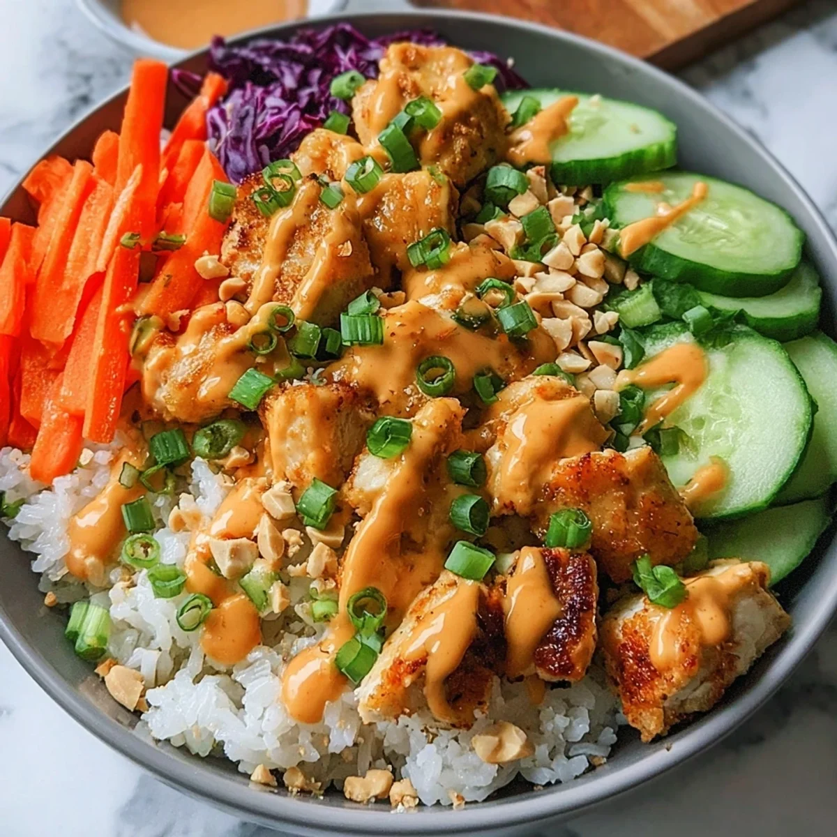Quick Bang Bang Chicken Bowl: High-Protein Dinner