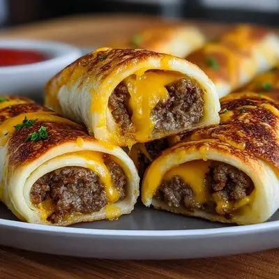 Quick Beef Cheeseburger Rollups for Easy Dinner