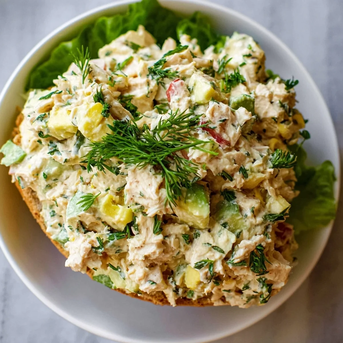 Quick High Protein No-Mayo Tuna Salad Recipe