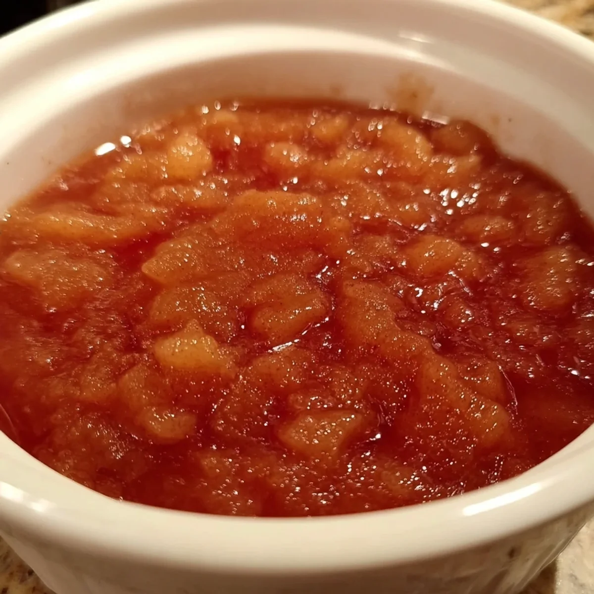 Red Hot Applesauce: Spicy Autumn Delight