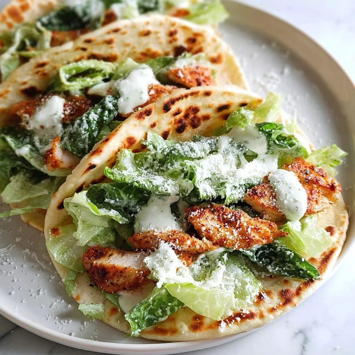 Smash Chicken Caesar Tacos: Quick 25-Min Dinner