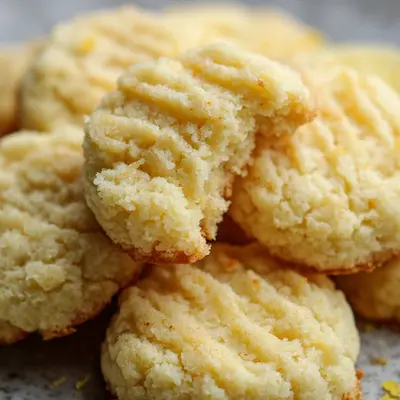 Soft Keto Cream Cheese Cookies with Lemon