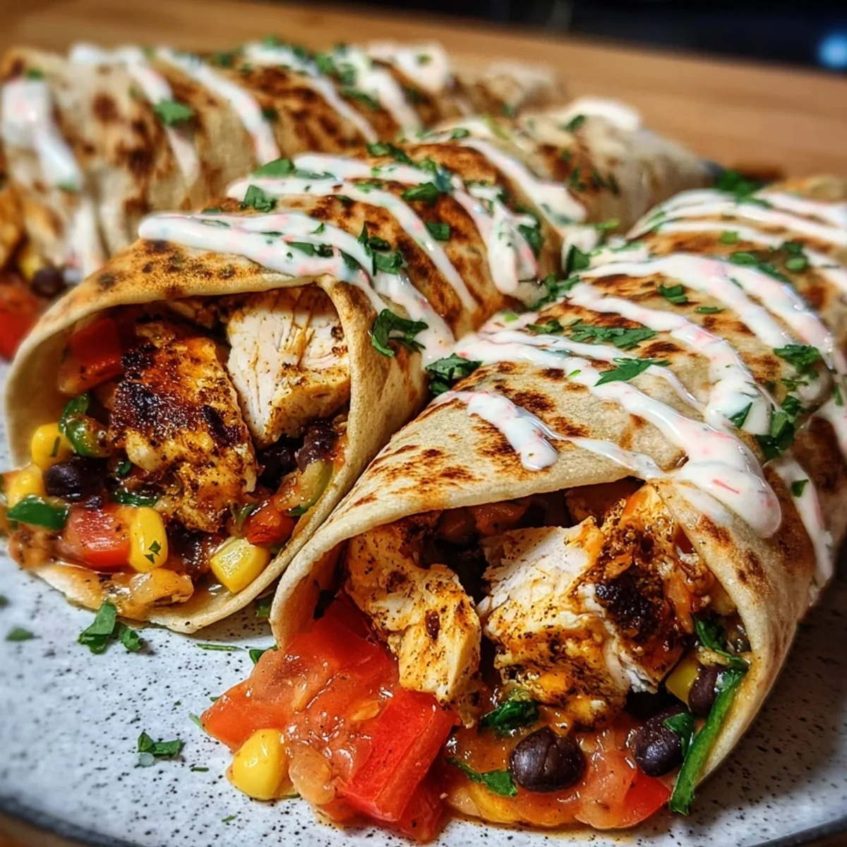 Southwest Chicken Wraps: 20-Minute High-Protein Meal