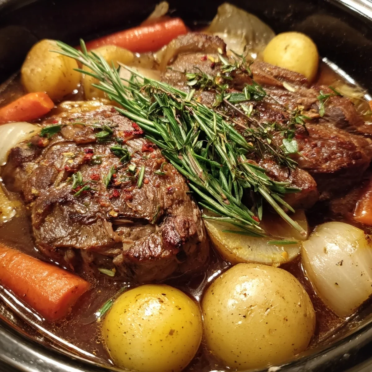 Tender Lamb Loin Crock Pot: Slow Cooked Perfection