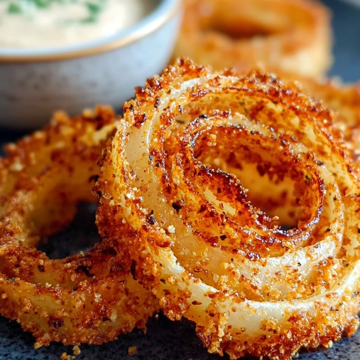 Viral High-Protein Keto Onion Rings (Baked & Crispy)