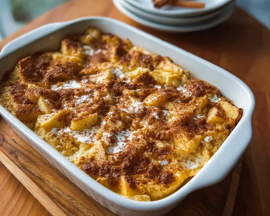 Apple Cinnamon Cottage Cheese Bake: High-Protein Breakfast